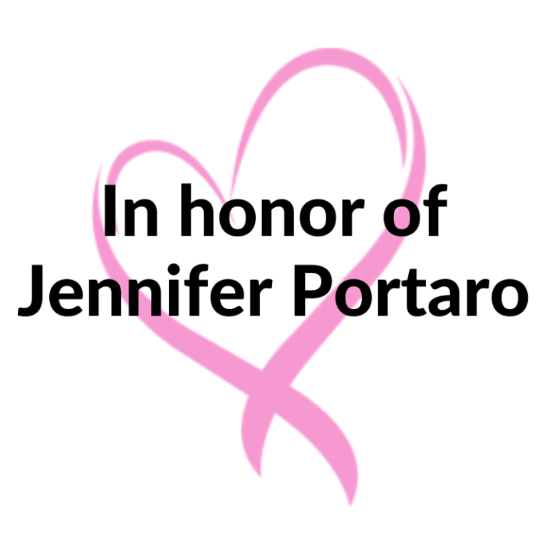 In Honor of Jennifer Portaro